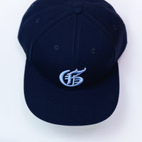 Greyson Golf Cap - G Logo Snapback - Maltese Blue SS26
