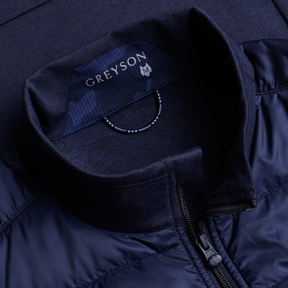 Greyson Golf Jacket - Rhinebeck Hybrid QZ - Maltese Blue AW26