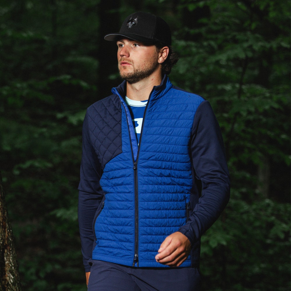 Greyson Golf Jacket - Yukon Hybrid Jacket - Iona - Maltese Blue SS25