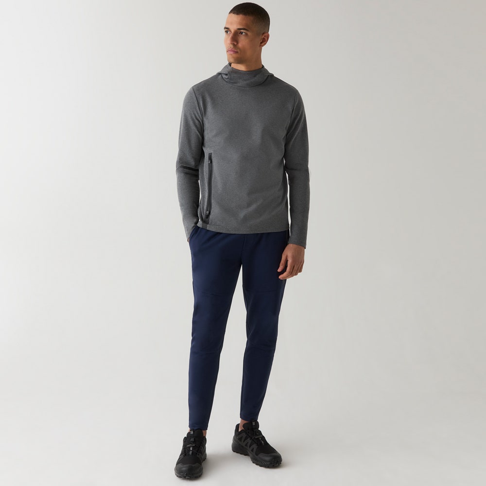Greyson Golf Jumper - Cokato Hoodie - Smoke Heather SS26