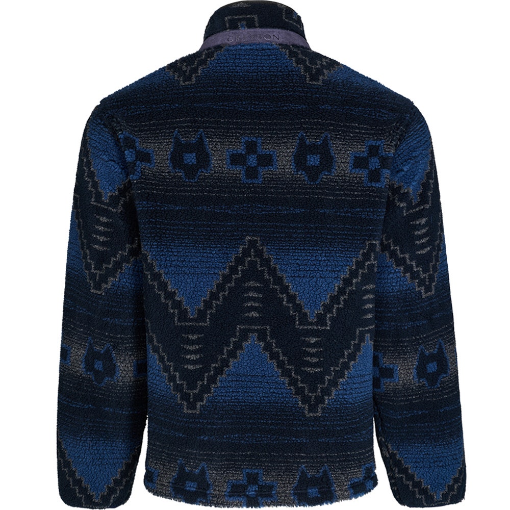 Greyson Golf Jumper - Guardian Sherpa Fleece HZ - Maltese Blue AW26