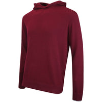Greyson Golf Jumper - Koko Cashmere Hoodie - Dark Anthurium AW26