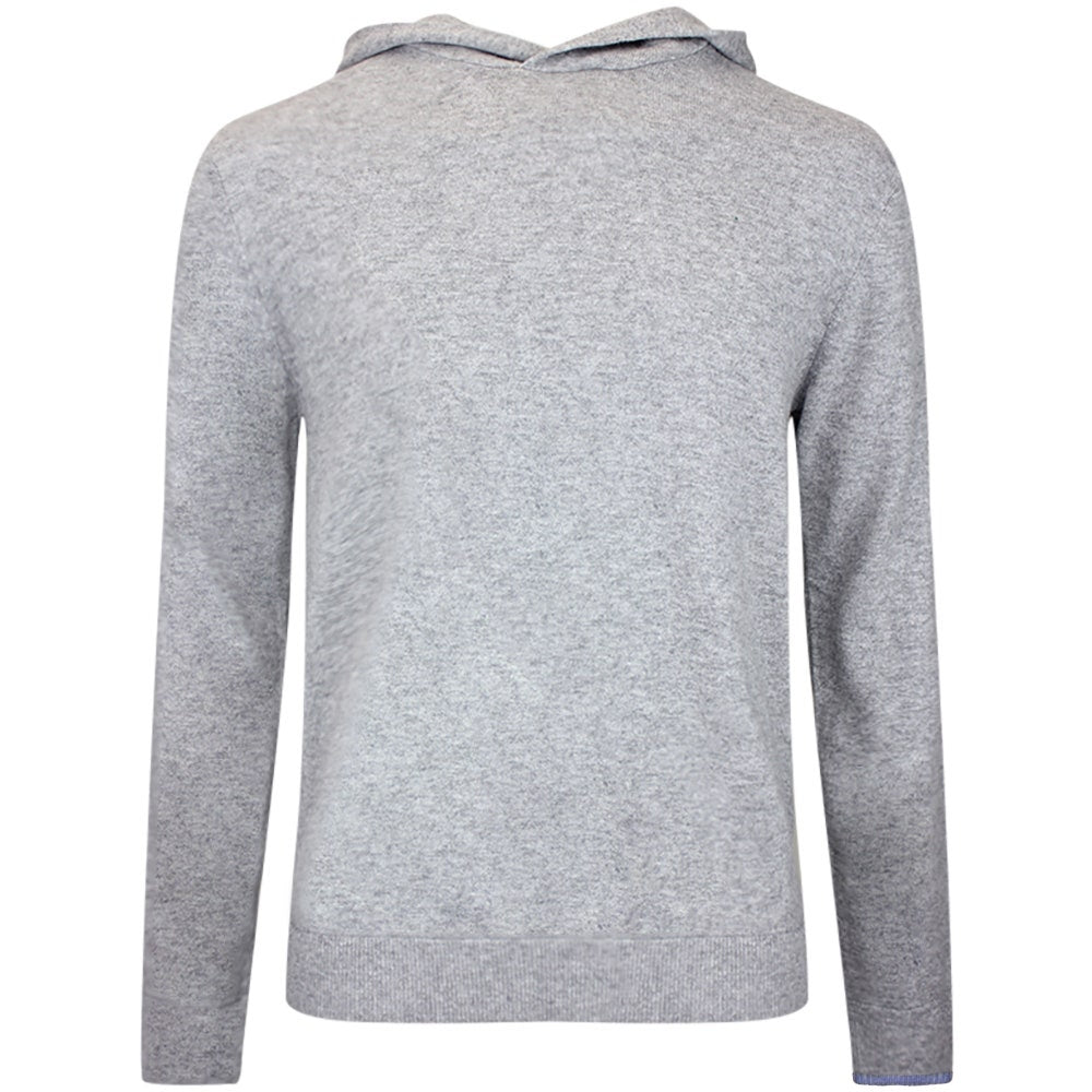 Greyson Golf Jumper - Koko Cashmere Hoodie - Light Grey Heather AW26