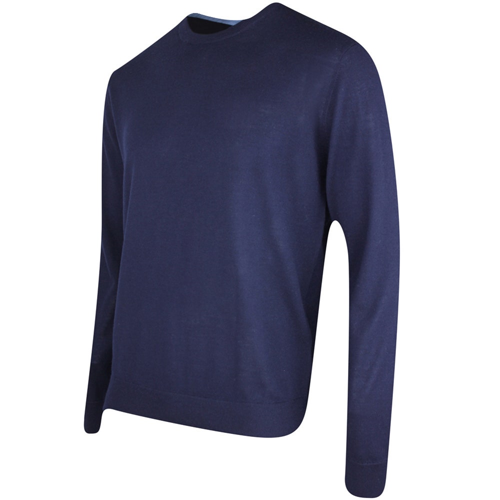 Greyson Golf Jumper - Saratoga Crew Neck - Maltese Blue SS26