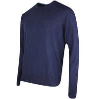 Greyson Golf Jumper - Saratoga Crew Neck - Maltese Blue SS26