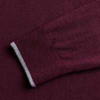 Greyson Golf Jumper - Saratoga Crew Neck - Merlot AW26
