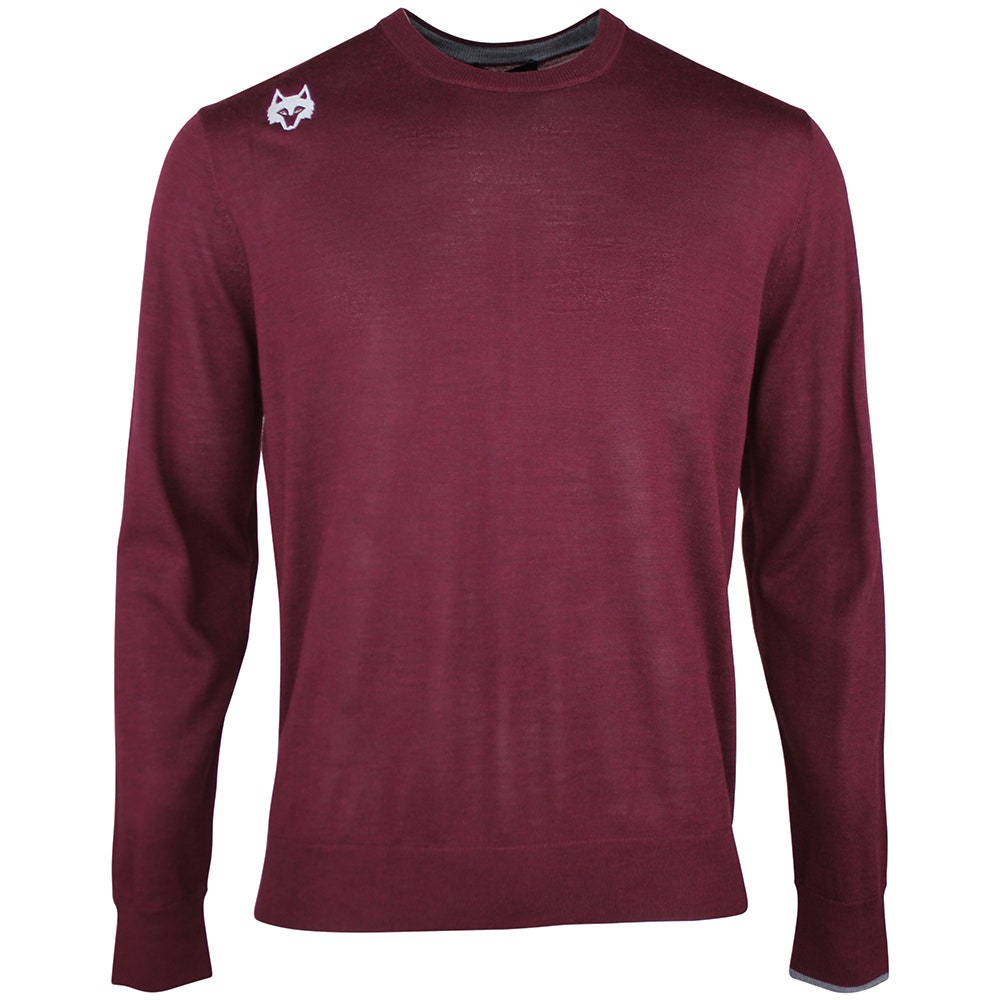 Greyson Golf Jumper - Saratoga Crew Neck - Merlot AW26