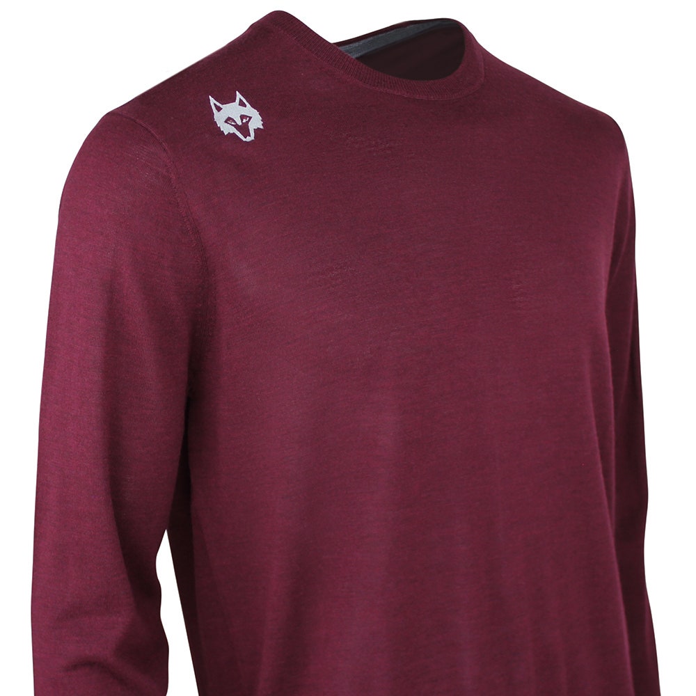 Greyson Golf Jumper - Saratoga Crew Neck - Merlot AW26
