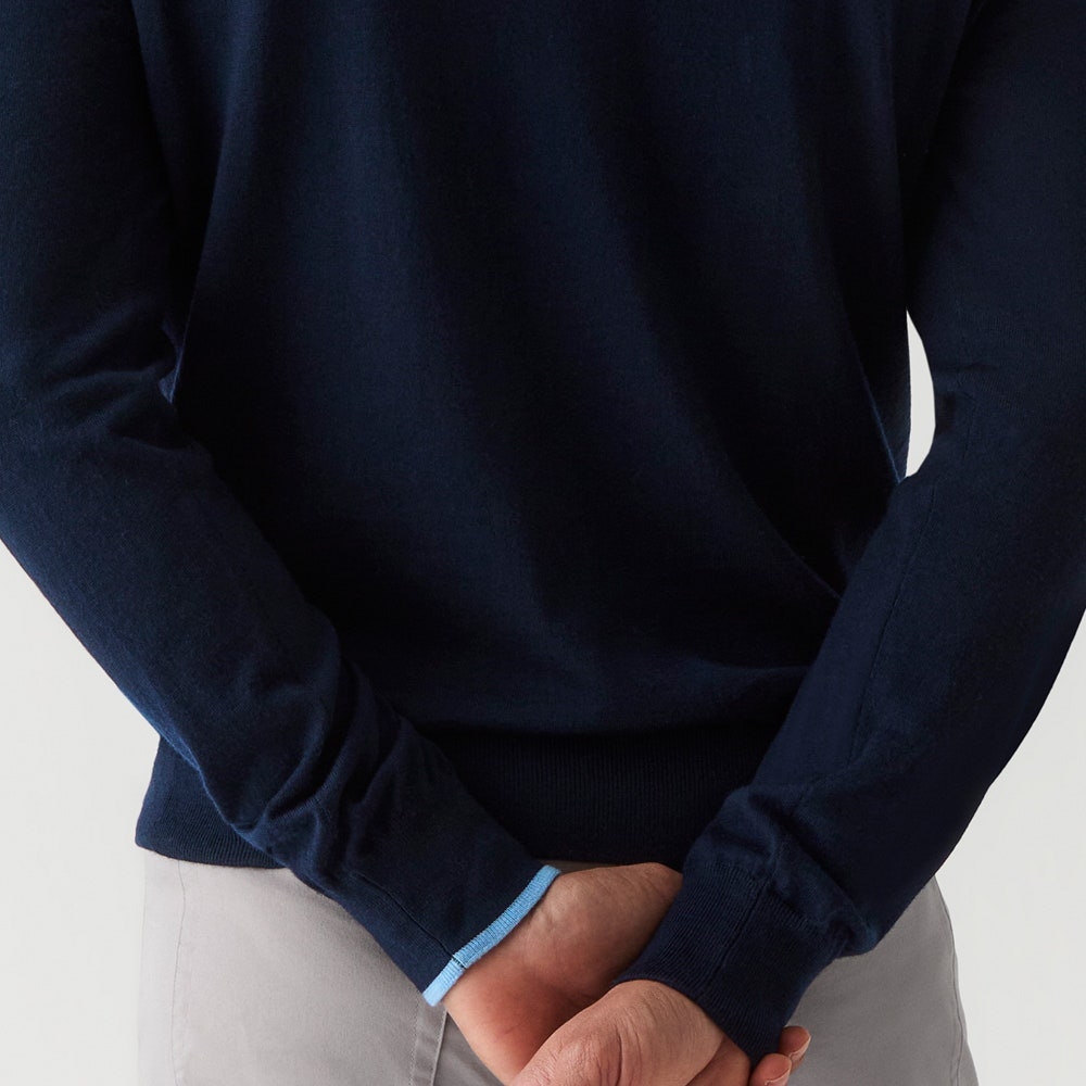 Greyson Golf Jumper - Saratoga Hoodie - Maltese Blue SS26