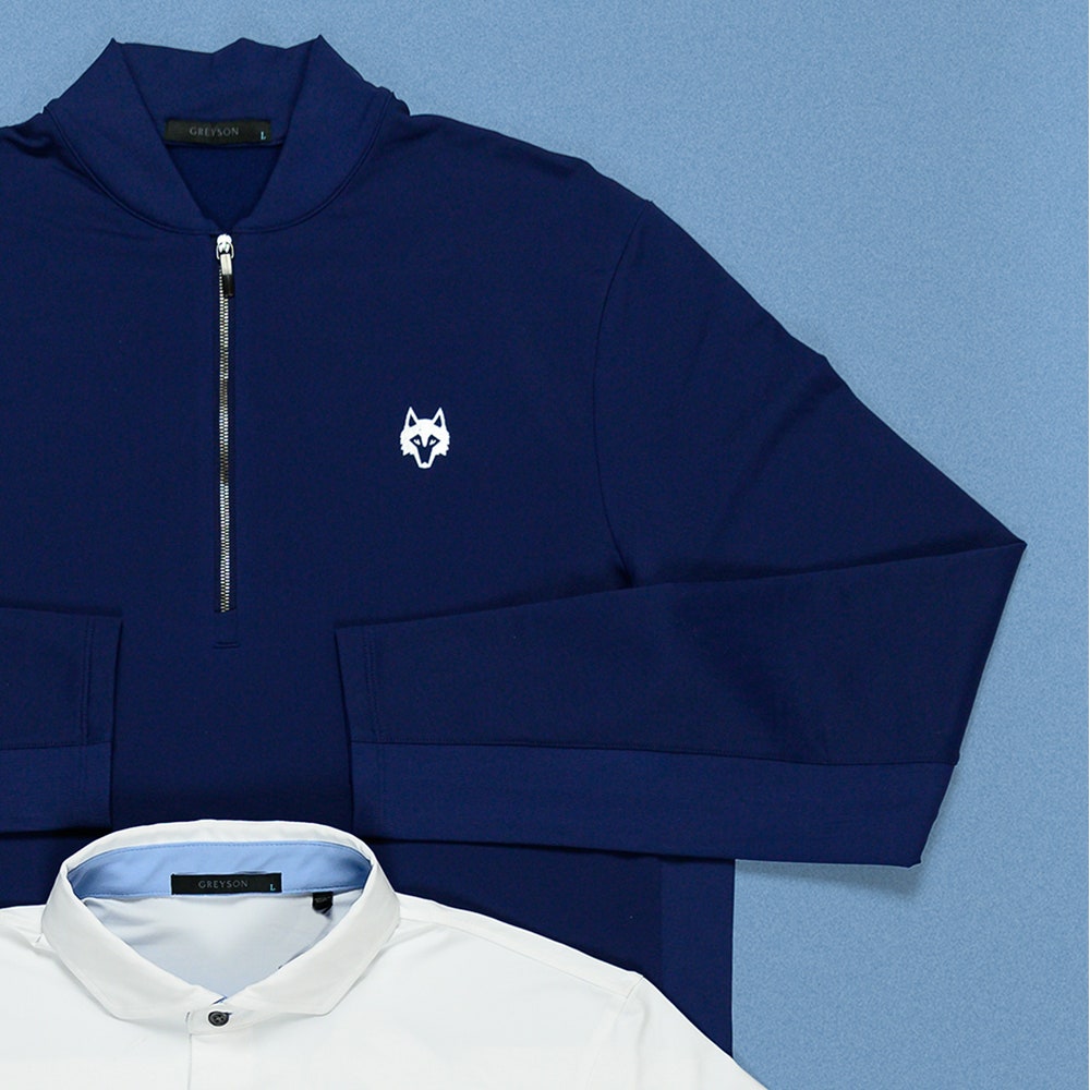 Greyson Golf Jumper - Siasconset QZ - Maltese Blue SS25