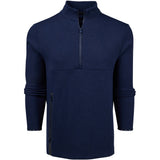 Greyson Golf Mid Layer - Calgary Double Knit QZ - Maltese Blue 2026