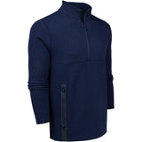 Greyson Golf Mid Layer - Calgary Double Knit QZ - Maltese Blue 2026