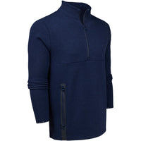 Greyson Golf Mid Layer - Calgary Double Knit QZ - Maltese Blue 2026