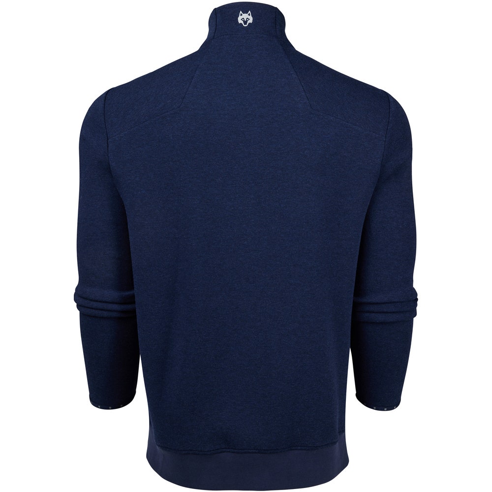 Greyson Golf Mid Layer - Calgary Double Knit QZ - Maltese Blue 2026