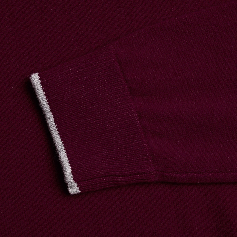 Greyson Golf Mid Layer - Koko Cashmere Hoodie - Dark Anthurium 2025