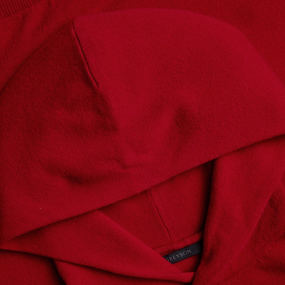 Greyson Golf Mid Layer - Koko Cashmere Hoodie - Red Admiral SS26