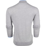 Greyson Golf Mid Layer - Saratoga Merino QZ - Light Grey Hthr 2026