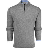 Greyson Golf Mid Layer - Sebonack Cashmere QZ - Light Grey Hthr 2026