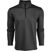 Greyson Golf Mid Layer - Tate QZ - Black Herringbone SS26