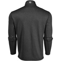 Greyson Golf Mid Layer - Tate QZ - Black Herringbone SS26