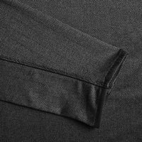 Greyson Golf Mid Layer - Tate QZ - Black Herringbone SS26