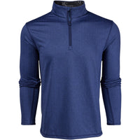 Greyson Golf Mid Layer - Tate QZ - Navy Herringbone SS26