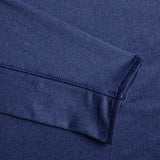 Greyson Golf Mid Layer - Tate QZ - Navy Herringbone SS26