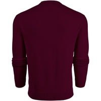 Greyson Golf Mid Layer - Tomahawk Cashmere Crew - Anthurium SS26