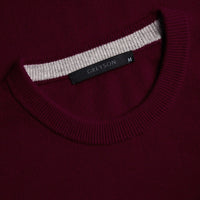 Greyson Golf Mid Layer - Tomahawk Cashmere Crew - Anthurium SS26