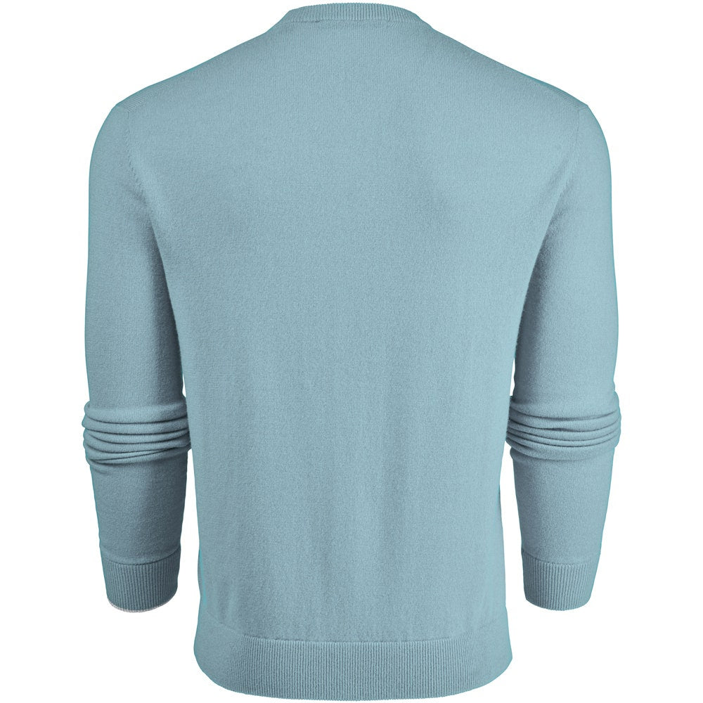 Greyson Golf Mid Layer - Tomahawk Cashmere Crew - Harbor SS26