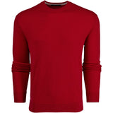 Greyson Golf Mid Layer - Tomahawk Cashmere Crew - Red Admiral SS26
