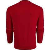 Greyson Golf Mid Layer - Tomahawk Cashmere Crew - Red Admiral SS26