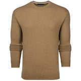 Greyson Golf Mid Layer - Tomahawk Cashmere Crew - Sandstorm Hthr 2025