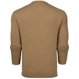 Greyson Golf Mid Layer - Tomahawk Cashmere Crew - Sandstorm Hthr 2025