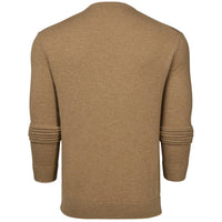 Greyson Golf Mid Layer - Tomahawk Cashmere Crew - Sandstorm Hthr 2025