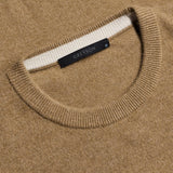 Greyson Golf Mid Layer - Tomahawk Cashmere Crew - Sandstorm Hthr 2025