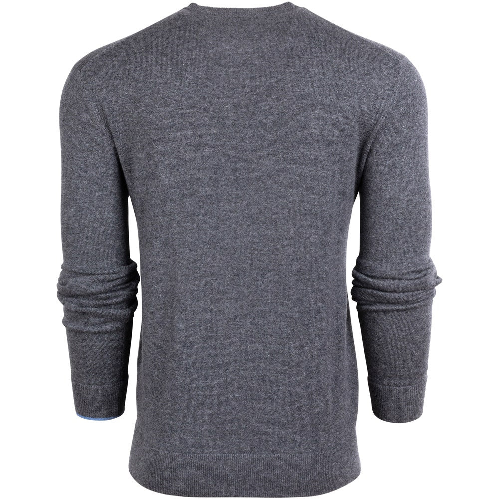 Greyson Golf Mid Layer - Tomahawk Cashmere Crew - Smoke Hthr 2026