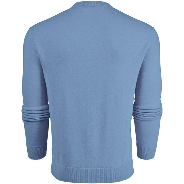 Greyson Golf Mid Layer - Tomahawk Cashmere Crew - Wolf Blue SS26