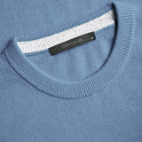 Greyson Golf Mid Layer - Tomahawk Cashmere Crew - Wolf Blue SS26