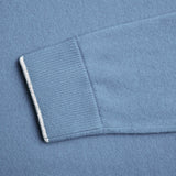 Greyson Golf Mid Layer - Tomahawk Cashmere Crew - Wolf Blue SS26