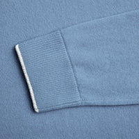 Greyson Golf Mid Layer - Tomahawk Cashmere Crew - Wolf Blue SS26