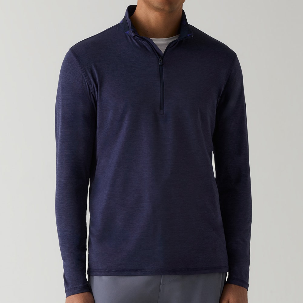 Greyson Golf Pullover - Guide Sport QZ - Maltese Blue SS26