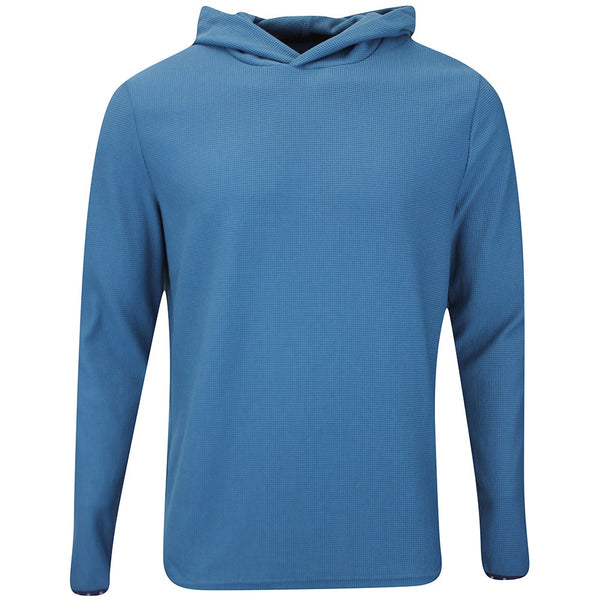 Greyson Golf Pullover - Traverse Waffle Hoodie - Aegean FA25