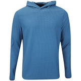 Greyson Golf Pullover - Traverse Waffle Hoodie - Aegean FA25
