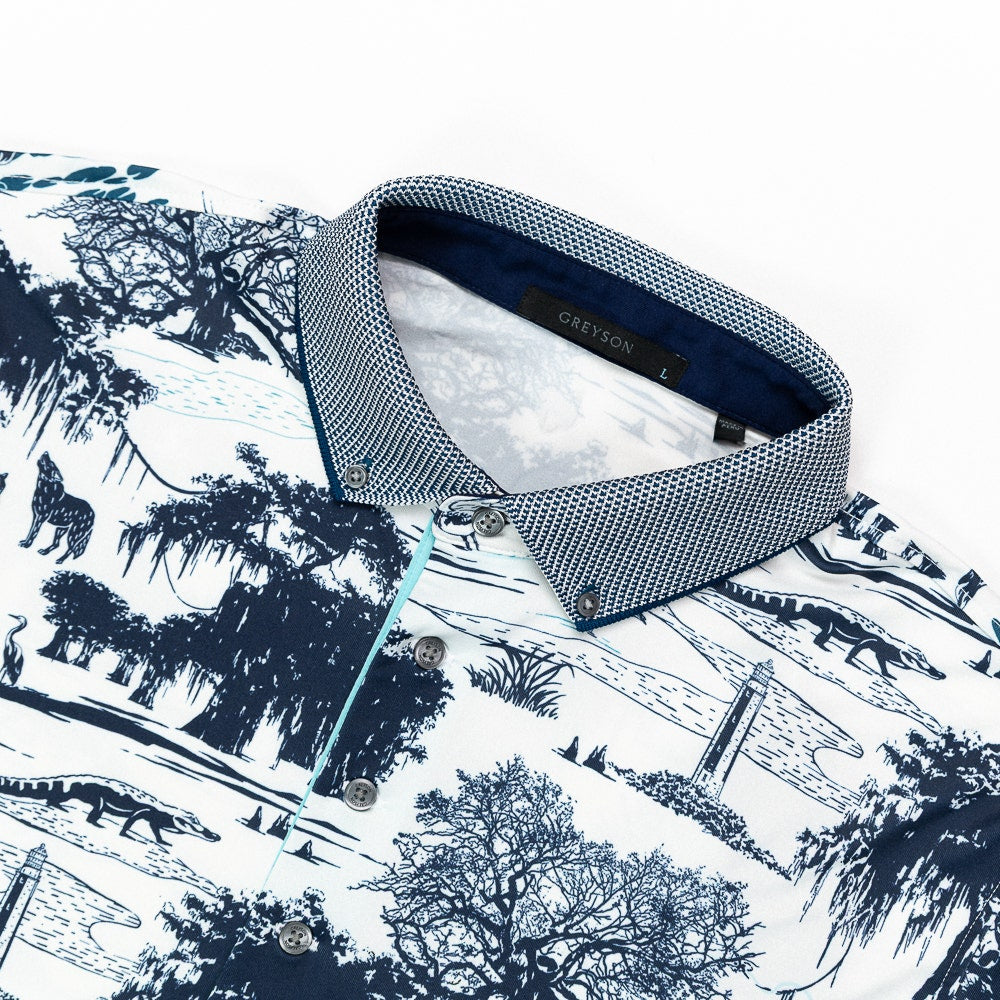 Greyson Golf Shirt - Angel Oak Polo - Arctic SS26