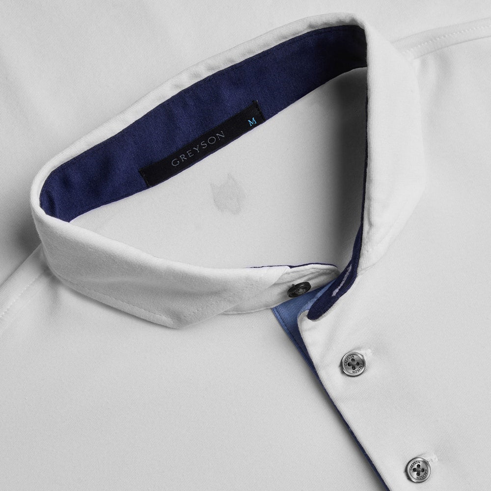 Greyson Golf Shirt - Apache II LS Polo - Arctic 2026