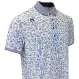 Greyson Golf Shirt - Coral Curiosities Polo - Arctic SS26