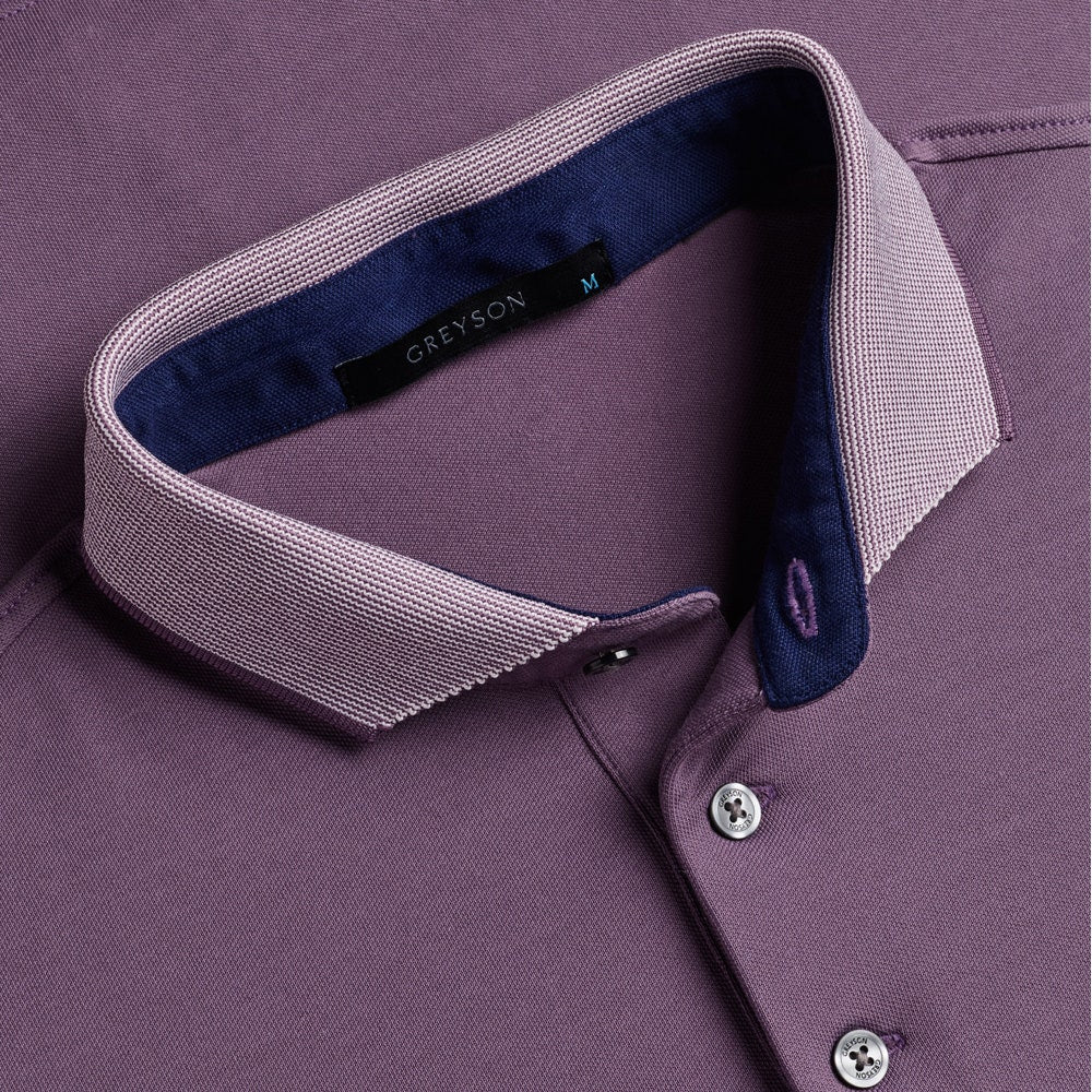 Greyson Golf Shirt - Crowley Icon Polo - Fig SS26