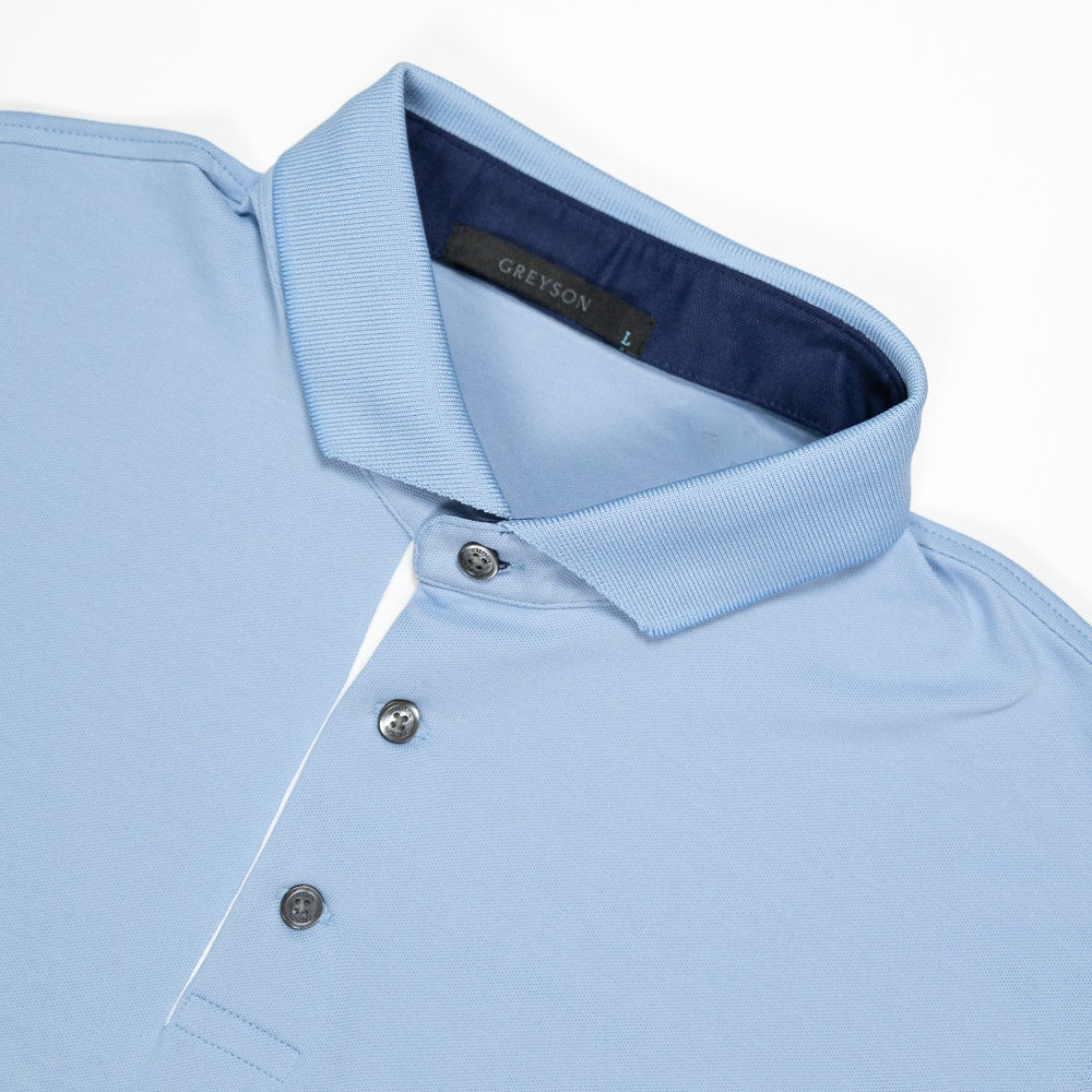 Greyson Golf Shirt - Crowley Icon Polo - Wolf Blue AW26