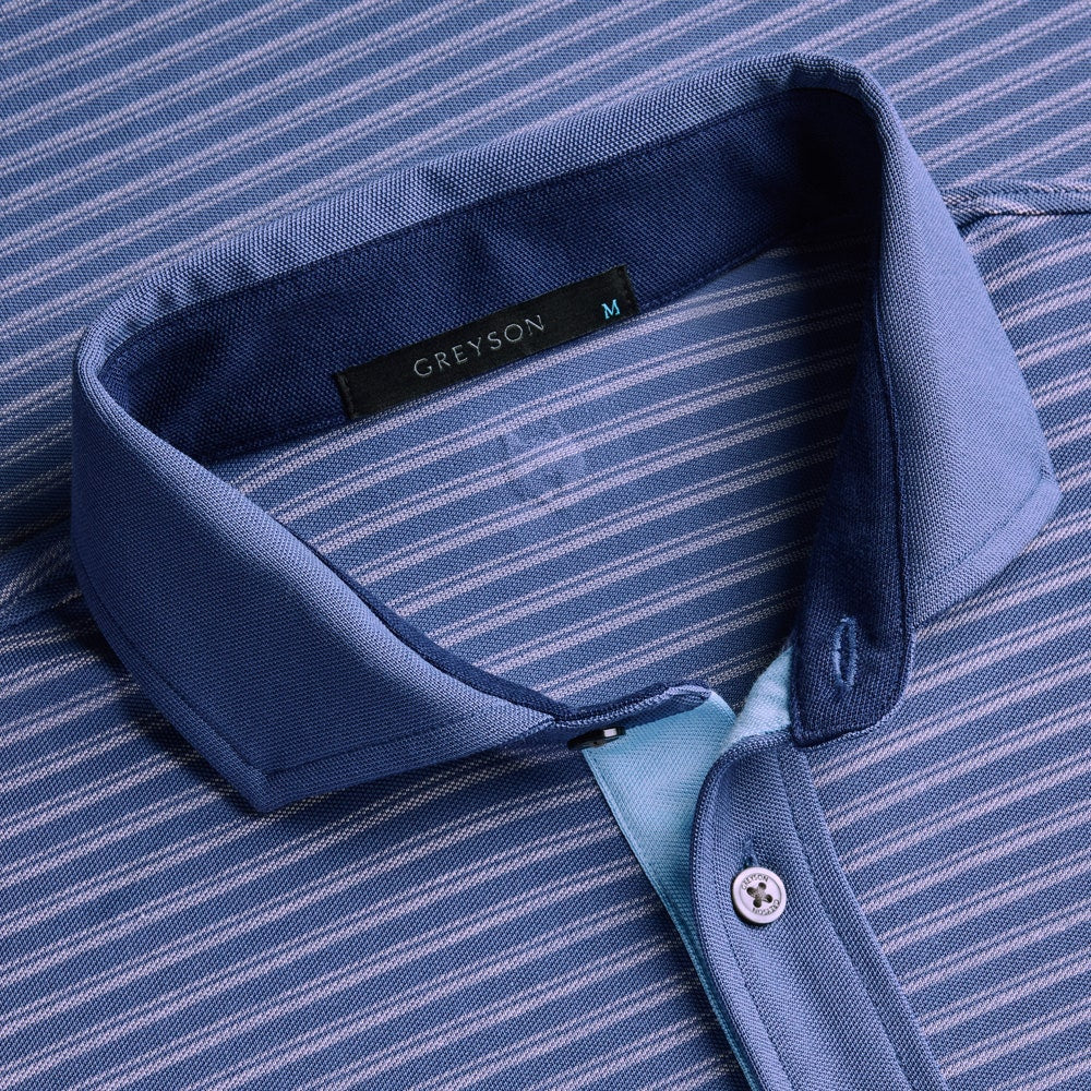 Greyson Golf Shirt - Crowley YD Stripe Polo - Falcon AW26
